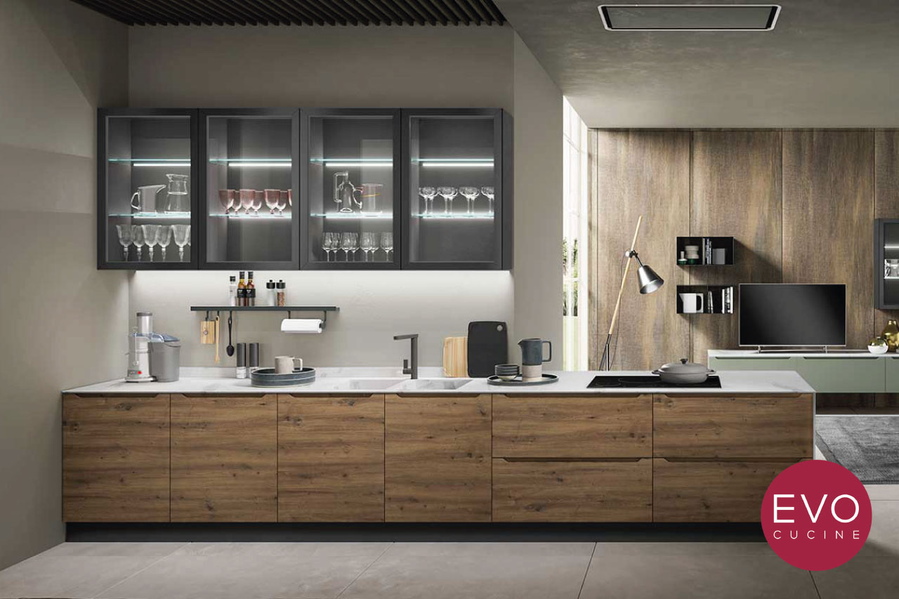 Cucina design essenziale Brescia