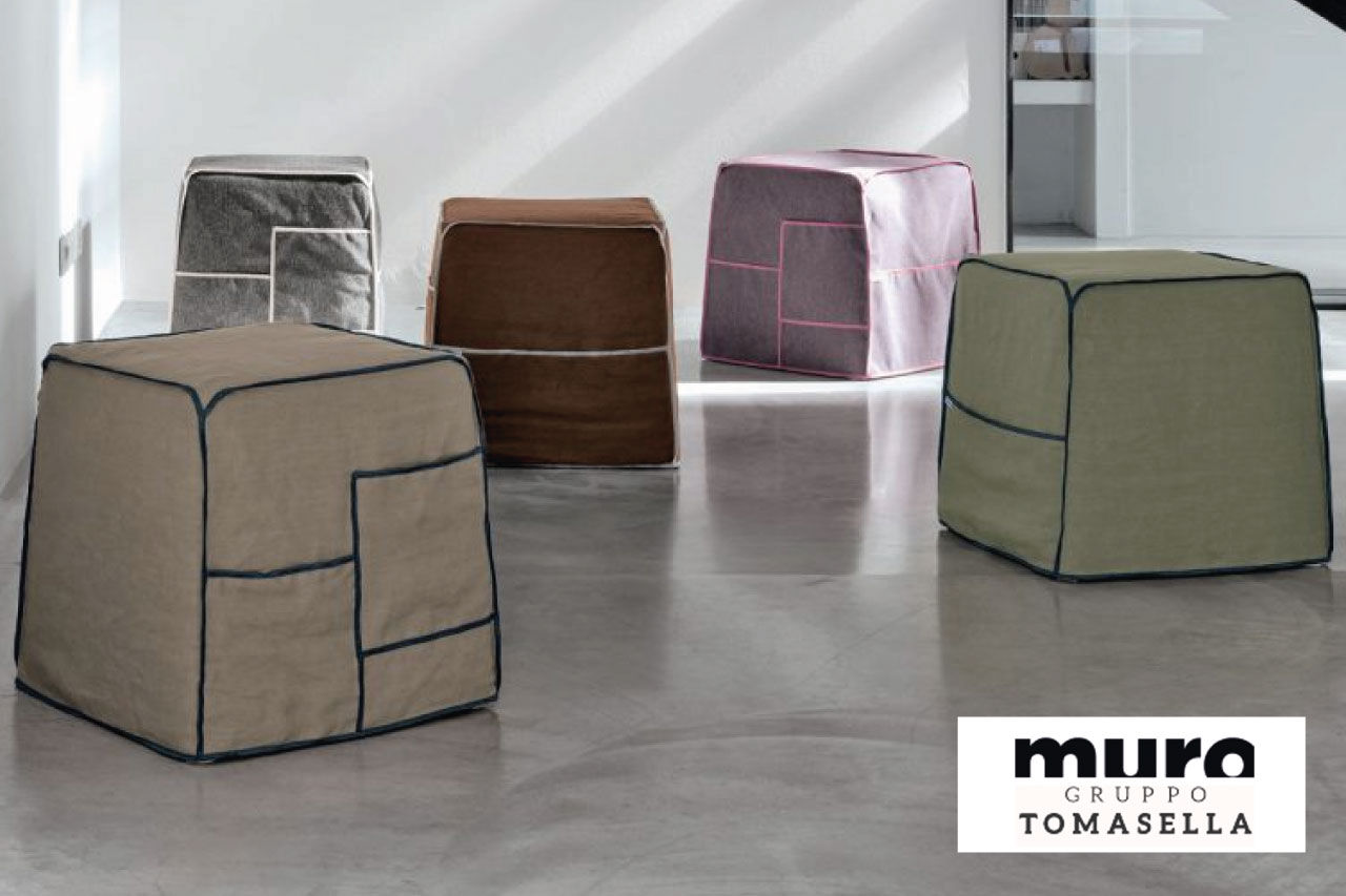 Pouf salotto arredamento Brescia